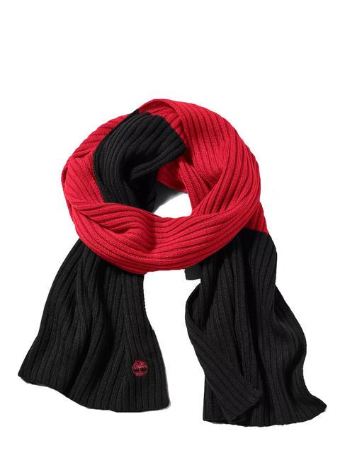 TIMBERLAND BASIC COLOBLOCK  Ribbed scarf port / royale - Scarves