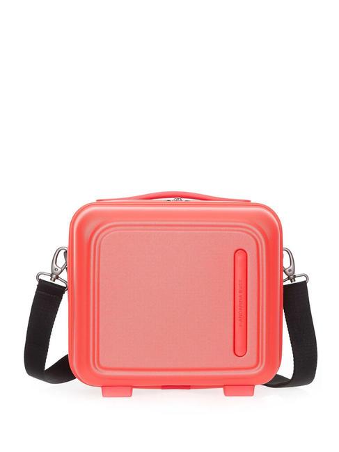 MANDARINA DUCK LOGODUCK + Rigid beauty case with shoulder strap cayenne - Beauty Case