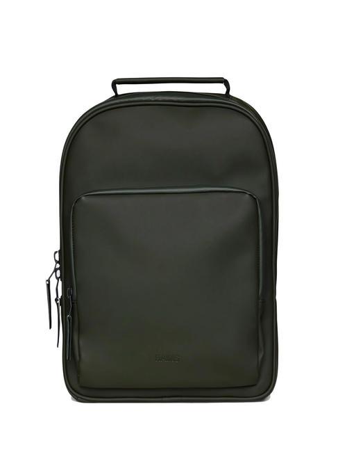 RAINS BOOK DAYPACK  Waterproof backpack greens - Backpacks