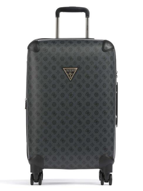 GUESS WILDER 4G PEONY Hand luggage trolley dark gray - Hand luggage