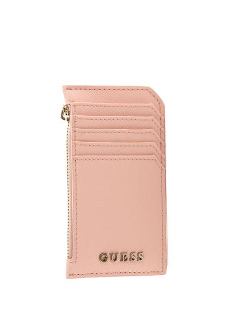 GUESS METALLIC LOGO Zipped card holder fantasy - Women’s Wallets