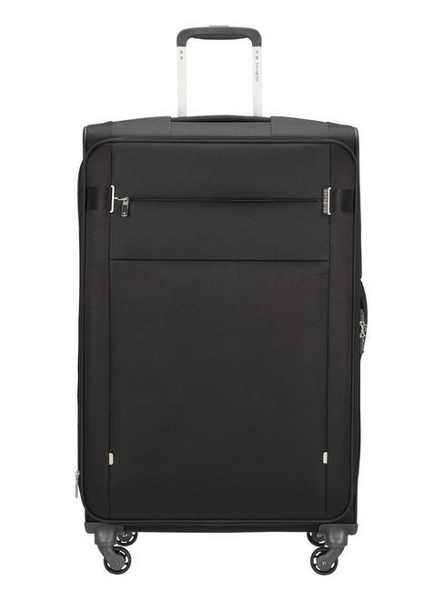 SAMSONITE trolley CITYBEAT exp, large, ultralight size BLACK - Semi-rigid Trolley Cases