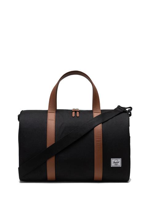 HERSCHEL NOVEL CARRY ON Duffle bag with shoulder strap BLACK - Duffle bags