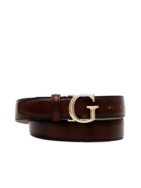 GUESS G Leather belt COGNAC - Belts
