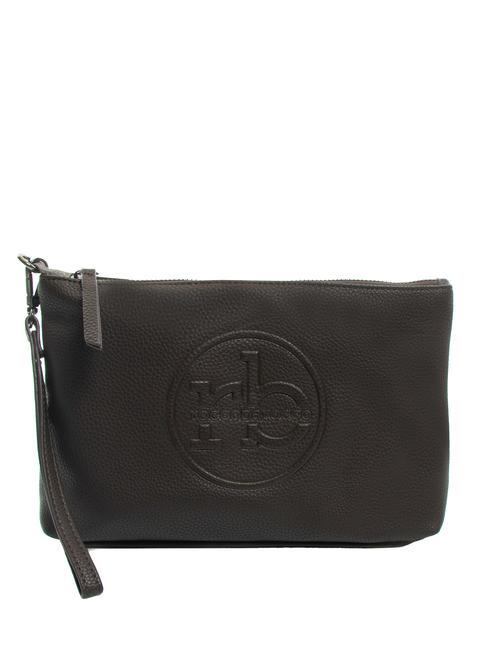 ROCCOBAROCCO ICARO Clutch bag with cuff dark brown - Women’s Bags