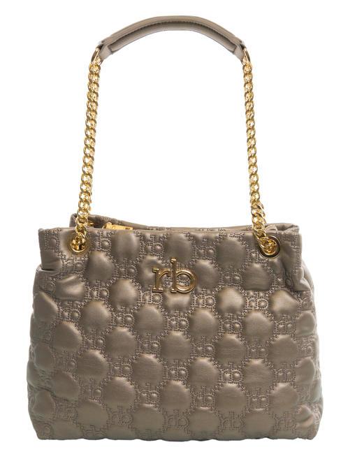 ROCCOBAROCCO TESSA Shoulder tote bag bronze - Women’s Bags