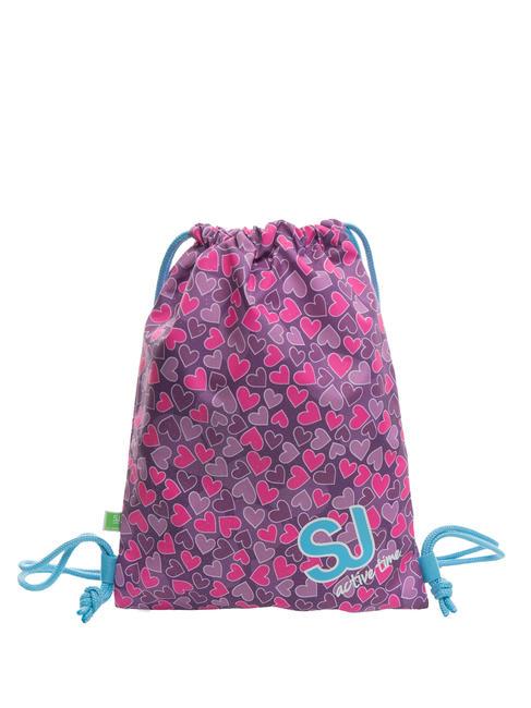 SJGANG ACTIVE TIME School bag BLACK STRIPED FOREST - Backpacks & School and Leisure