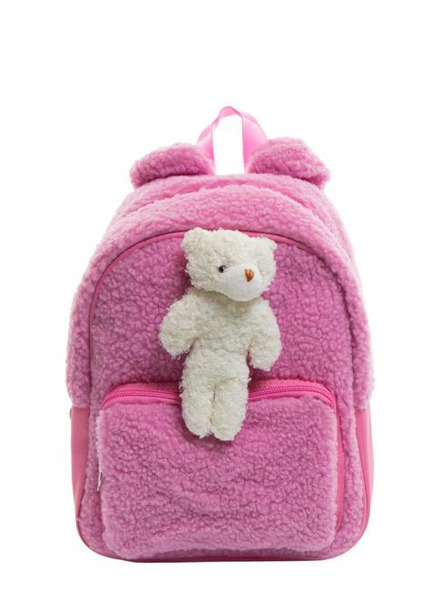SJGANG BEAR KIDS Mini backpack RHODAMINE RED - Backpacks & School and Leisure
