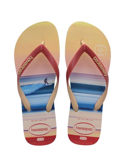 HAVAIANAS TOP SURF SESSIONS Rubber flip flops beige - Men’s shoes