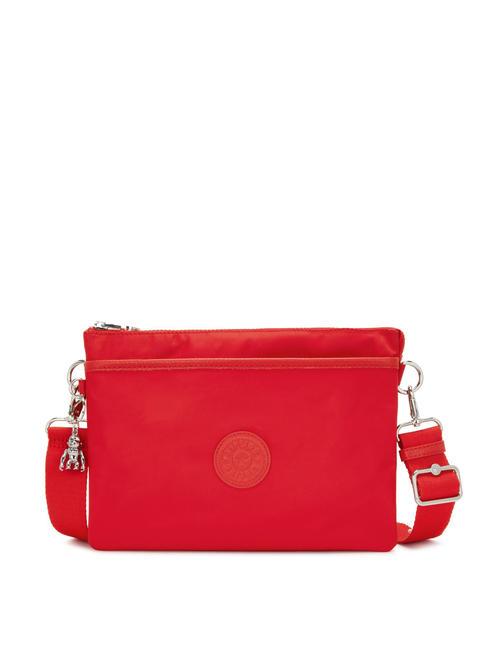 KIPLING RIRI L Flat shoulder bag party pink paka - Women’s Bags