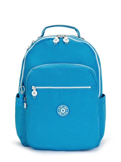 KIPLING SEOUL Large backpack eager blue - Backpacks & School and Leisure
