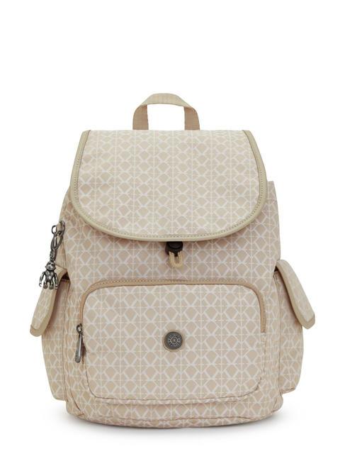 KIPLING CITY PACK S Backpack signature beige - Women’s Bags