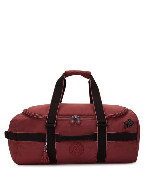 KIPLING JONIS S Weekender backpack bag flaring rust - Duffle bags