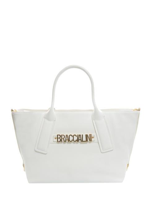 BRACCIALINI GINGER Handmade shopping bag white - Women’s Bags