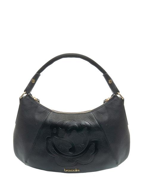 BRACCIALINI SCARLET Leather crescent bag black - Women’s Bags