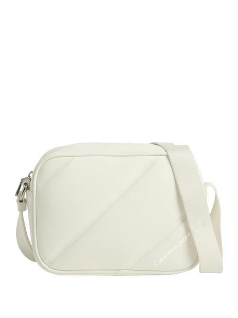 CALVIN KLEIN QUILTED  Mini Camera Bag with shoulder strap papyrus - Women’s Bags