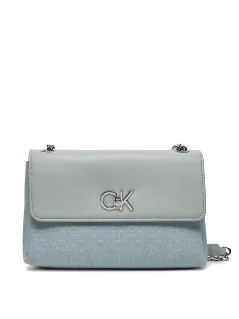 CALVIN KLEIN RE-LOCK Convertible Shoulder/crossbody bag pigeon - Women’s Bags