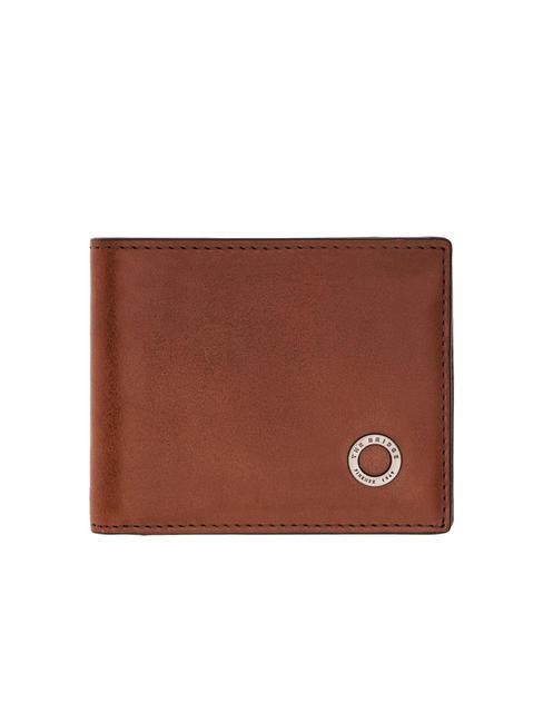 THE BRIDGE BIAGIO Leather wallet cc brown 14/ruthenium palladium - Men’s Wallets