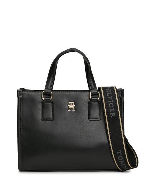 TOMMY HILFIGER TH MONOTYPE Small hand bag, with shoulder strap black - Women’s Bags