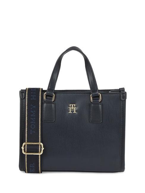 TOMMY HILFIGER TH MONOTYPE Small hand bag, with shoulder strap space blue - Women’s Bags