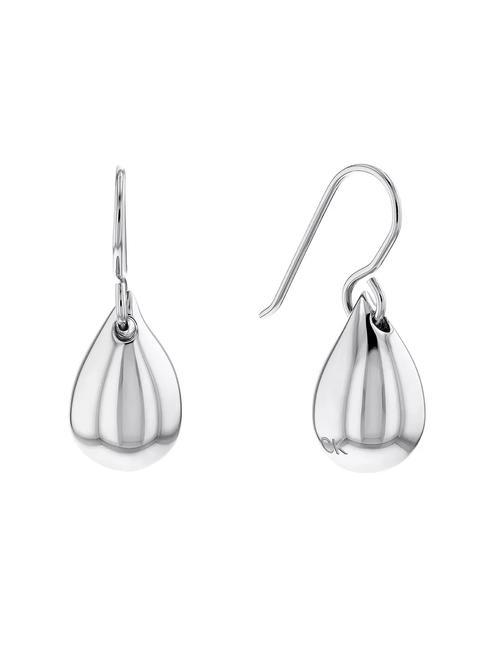CALVIN KLEIN SCULPTURAL Earrings with drop pendant steel - Earrings