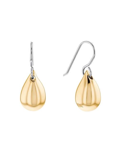 CALVIN KLEIN SCULPTURAL Earrings with drop pendant gold - Earrings