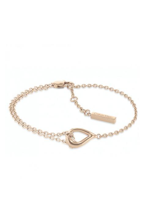 CALVIN KLEIN SCULPTURAL Bracelet with drop gold - Bracelets