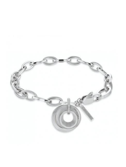 CALVIN KLEIN SCULPTURAL Bracelet with circles and zircons steel - Bracelets