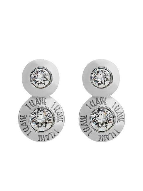 ALVIERO MARTINI PRIMA CLASSE CHAMPS ELYSEES Double earrings with zircons steel - Earrings
