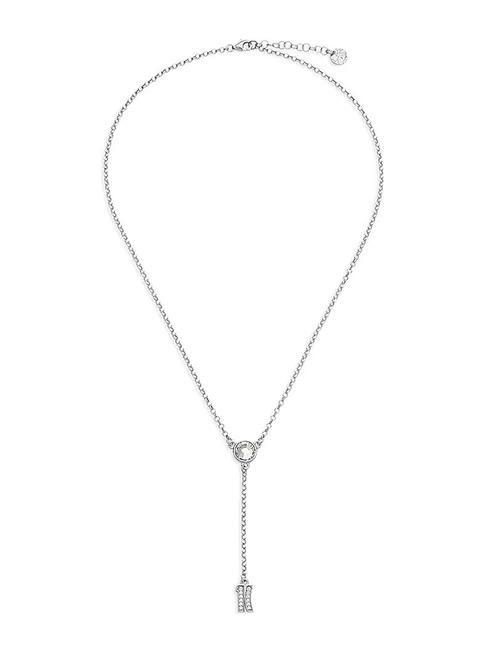 ALVIERO MARTINI PRIMA CLASSE BROADWAY Necklace with logo charm and zircons steel - Necklaces