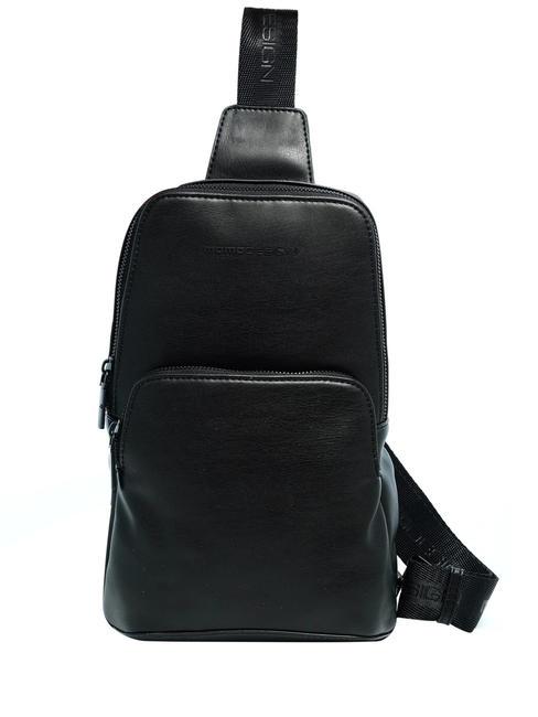MOMO DESIGN MONOSPALLA Maxi Bag black - Over-the-shoulder Bags for Men