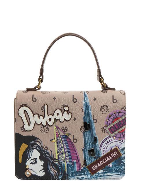 BRACCIALINI CARTOLINE Briefcase bag with shoulder strap multi - Women’s Bags