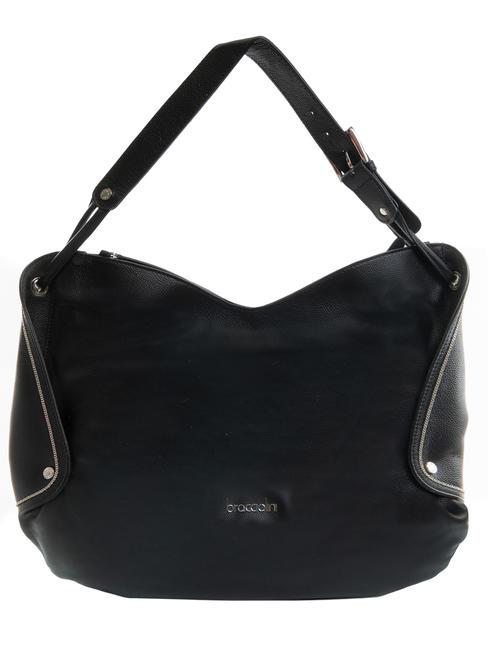 BRACCIALINI NAOMI Hammered leather bag black - Women’s Bags