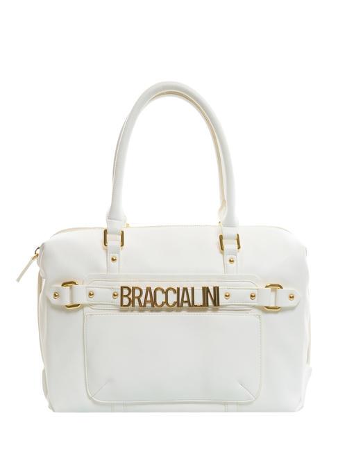 BRACCIALINI GINGER Trunk bag with shoulder strap white - Women’s Bags
