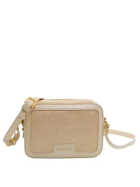 BRACCIALINI FONT Jacquard camera bag beige - Women’s Bags