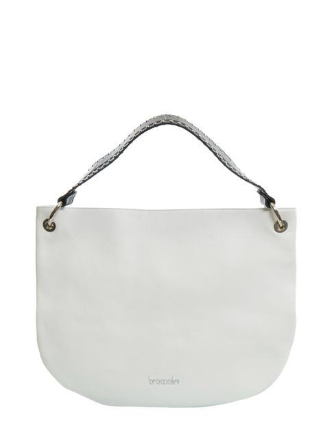 BRACCIALINI NAOMI Leather shoulder bag white - Women’s Bags