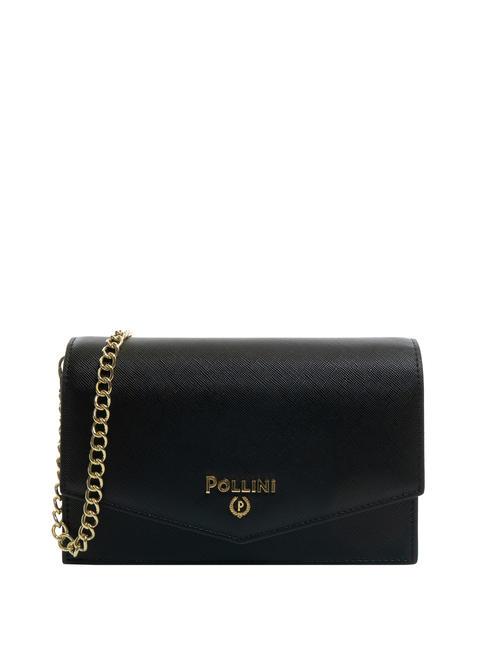 POLLINI CHAIN  Clutch with shoulder strap Black - Women’s Bags