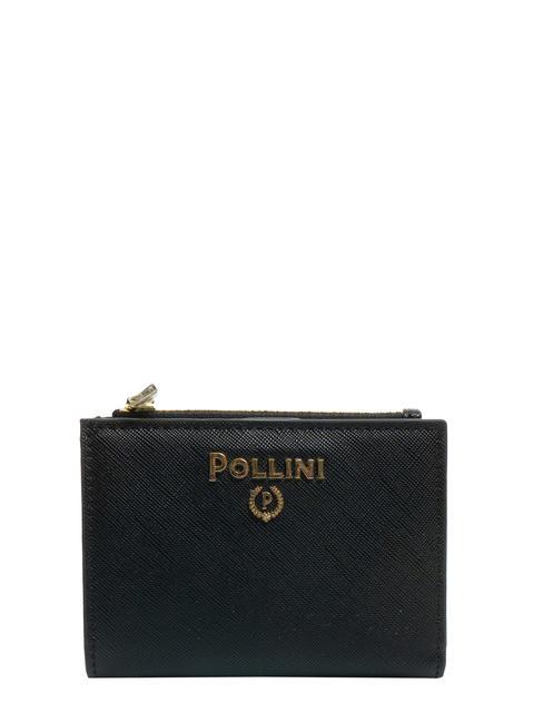 POLLINI SAFFIANO Mini Wallet Black - Women’s Wallets