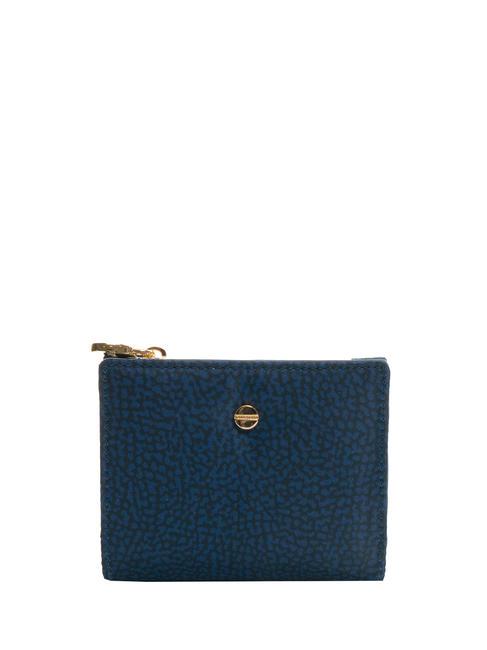 BORBONESE CLASSICA Small coin purse wallet blue - Women’s Wallets