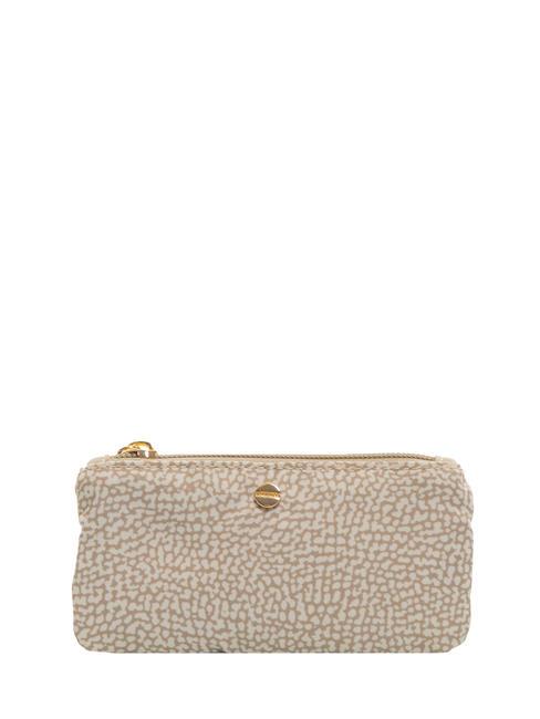 BORBONESE ECO LINE Rectangular key pouch sand - Key holders