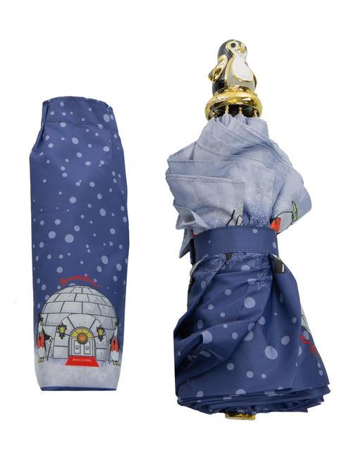 BRACCIALINI IGLOO Mini manual umbrella purple crystals - Umbrellas