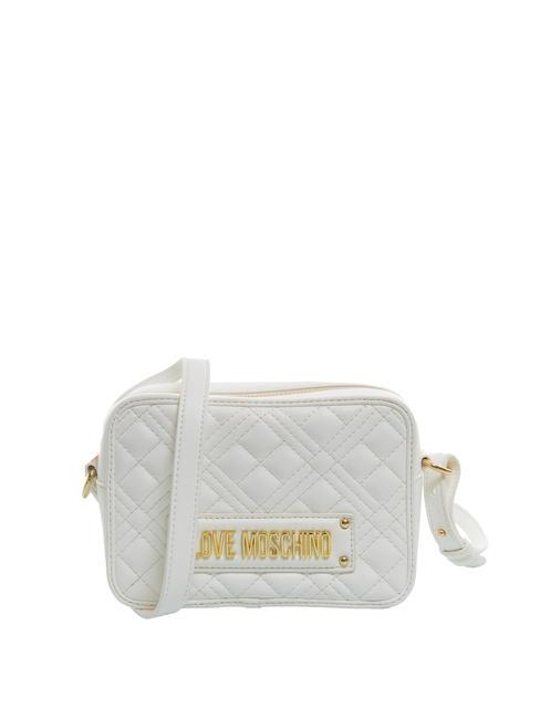 LOVE MOSCHINO QUILTED Shoulder camera bag offwhite - Women’s Bags