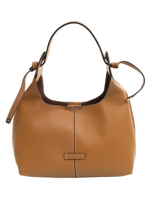 GIANNI CHIARINI ELSA Leather bag, with shoulder strap pecan-secoya - Women’s Bags