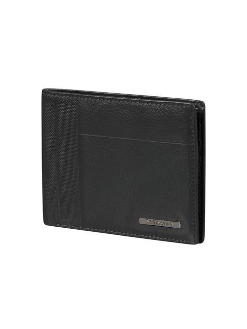 SAMSONITE SPECTROLITE 3.0 6cc leather wallet BLACK - Men’s Wallets