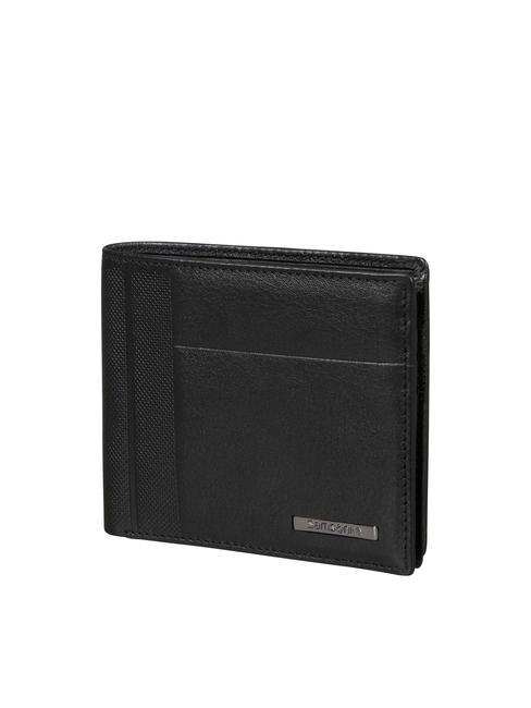SAMSONITE SPECTROLITE 3.0 Leather wallet with flap and cc BLACK - Men’s Wallets