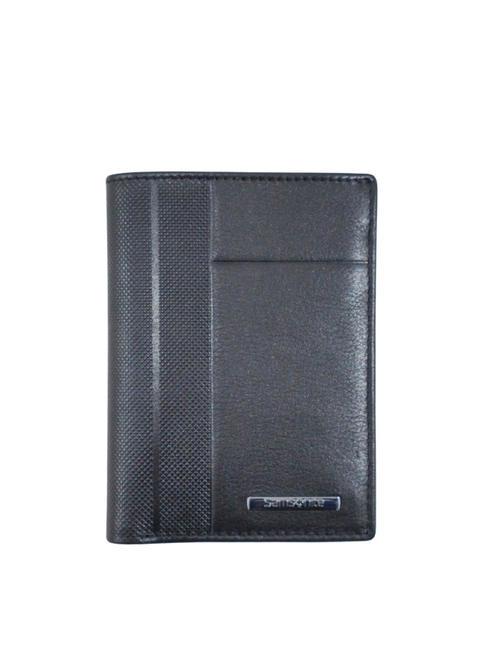 SAMSONITE SPECTROLITE 3.0 Vertical leather wallet 6 cc BLACK - Men’s Wallets