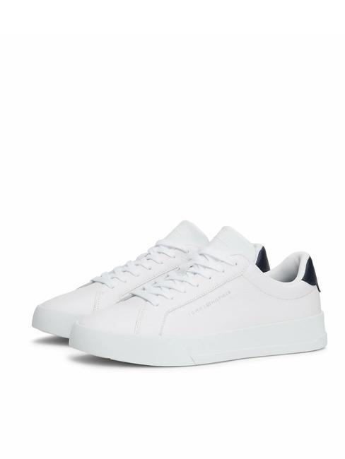 TOMMY HILFIGER COURT BETTER Leather sneakers white - Men’s shoes