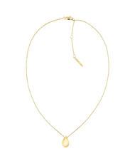 CALVIN KLEIN SCULPTURAL Necklace with drop pendant - Necklaces