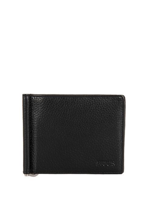 BRIC’S GENEROSO  Leather wallet with money clip Black - Men’s Wallets