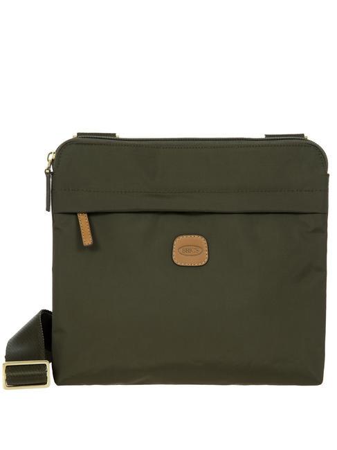 BRIC’S X-COLLECTION  Flat bag olive - Over-the-shoulder Bags for Men